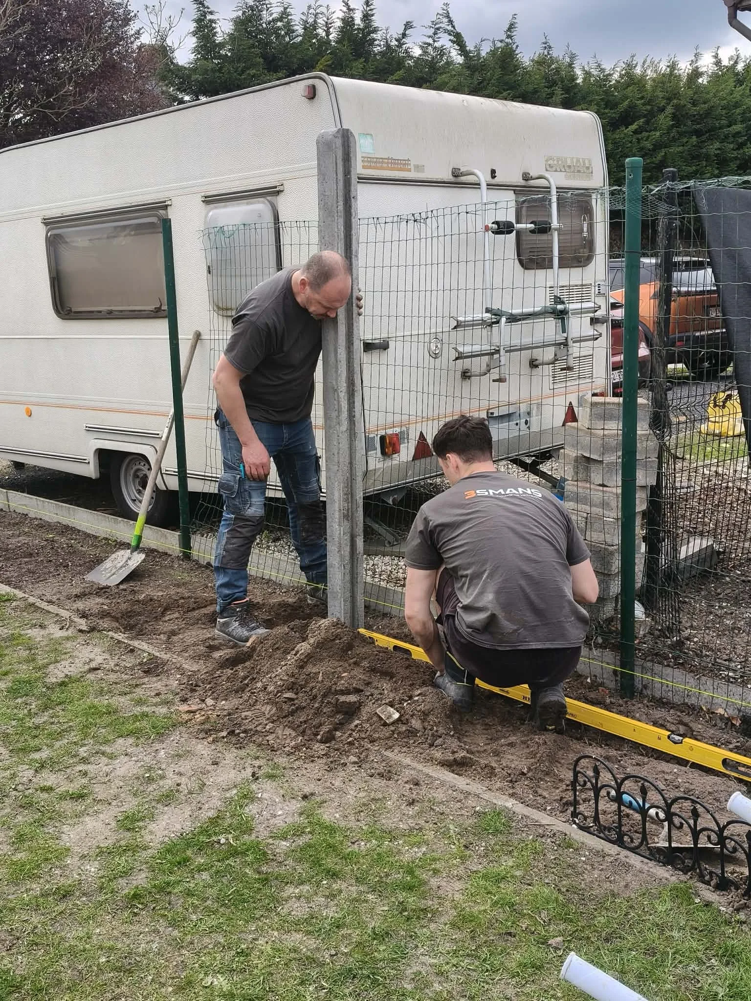 Het 3SMANS team aan het werk